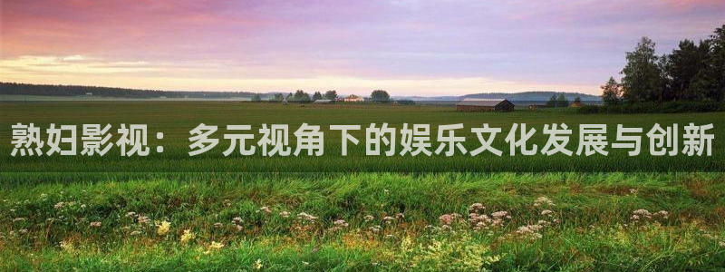 老司机免费影院：熟妇影视：多元视角下的娱乐文化发展与创新